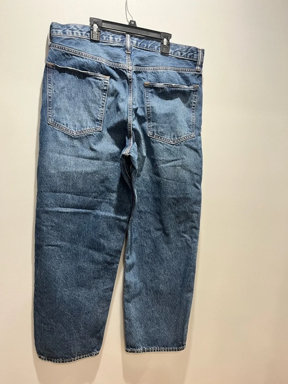 Gap Baggy Jeans Men's 34x30 Blue Denim Relaxed‎ Wide Leg